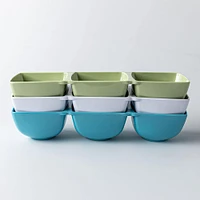 KSP Trio Melamine 3-Section Serve Tray 14.5