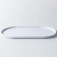 KSP Drift Melamine Serving Tray 17.25 x 9.5" (Cool White)