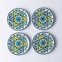 KSP Nibble 'Madrid' Melamine Tidbit Plate - Set of 4