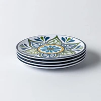KSP Nibble 'Madrid' Melamine Tidbit Plate - Set of 4