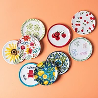 KSP Nibble 'Sayings' Melamine Tidbit Plate - Set of 4