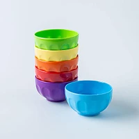 KSP Colour Fun Melamine Ice Cream Bowl - Set of 6 (Multi Colour)