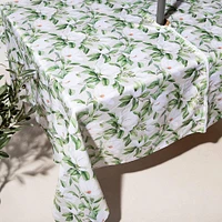 Harman Zipper 'White Blossom' Patio Tablecloth 60 x 90" (Multi Colour)