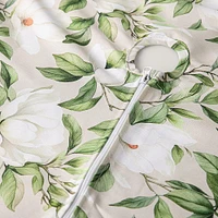 Harman Zipper 'White Blossom' Patio Tablecloth 70" Rnd (Multi Colour)