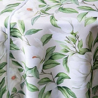 Harman Zipper 'White Blossom' Patio Tablecloth 70" Rnd (Multi Colour)