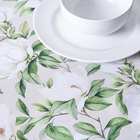 Harman Zipper 'White Blossom' Patio Tablecloth 70" Rnd (Multi Colour)