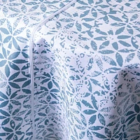 Harman Zipper 'Blue Tile' Patio Tablecloth 70" Round (Multi Colour)