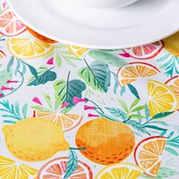 Harman Zipper 'Citrus Water' Patio Tablecloth 70" Round (Multi Colour)