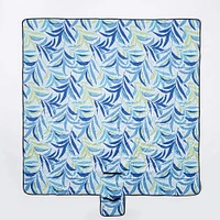 Needle & Pine Water Resistant 'Foliage' Outdoor Blanket (Blue)