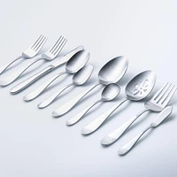 Splendide S/S 'Alpia' Flatware - Set of 65 (Satin)