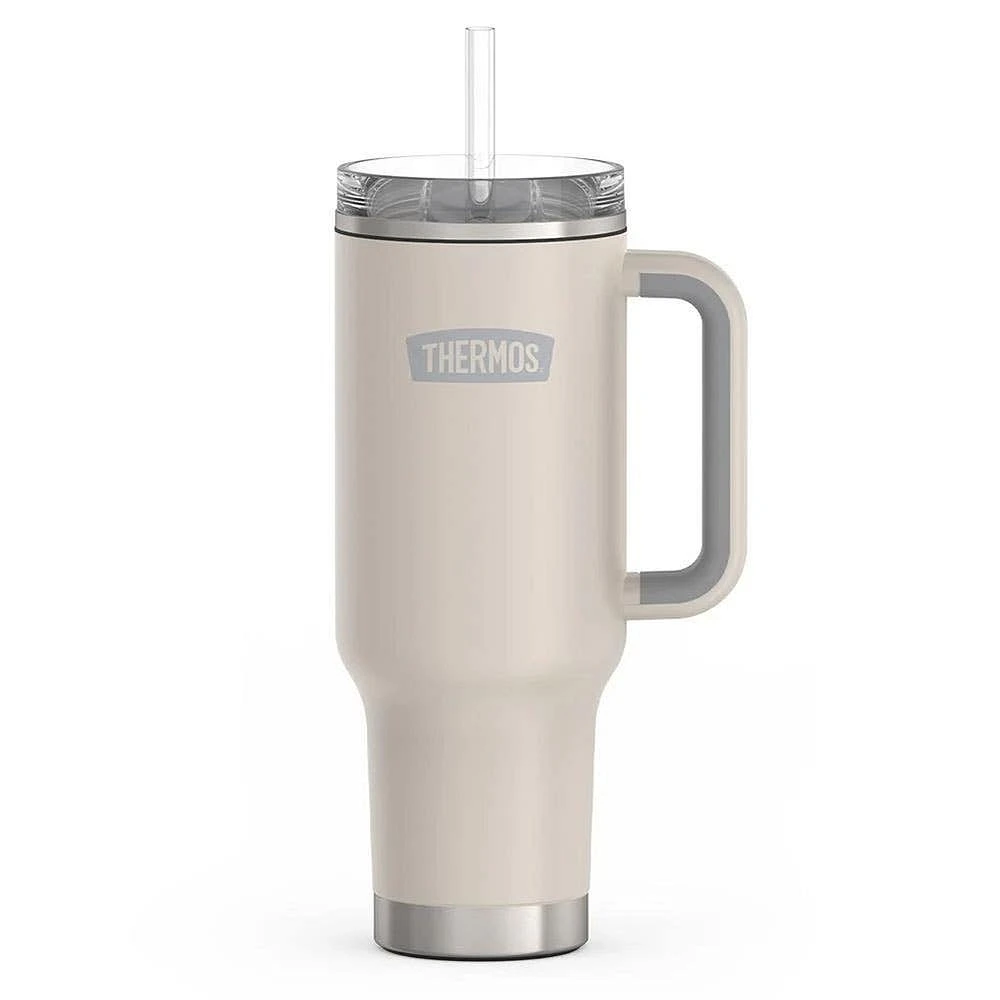 Thermos Icon Series Travel Mug with Straw 40oz. (Sandstone)