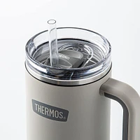 Thermos Icon Series Travel Mug with Straw 40oz. (Sandstone)