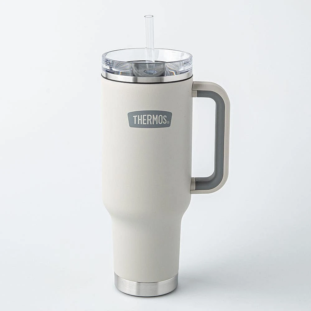 Thermos Icon Series Travel Mug with Straw 40oz. (Sandstone)