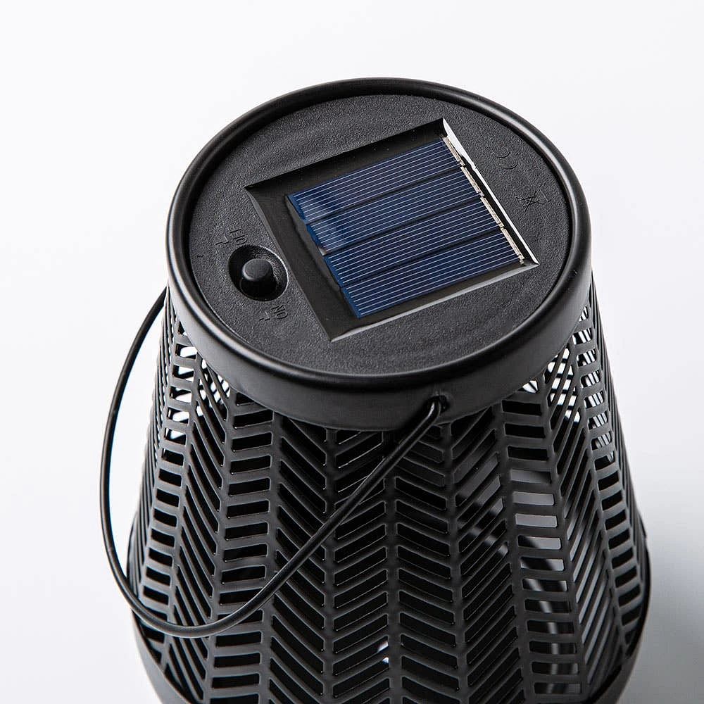 KSP Solara Metal Lantern 12.5 x 12.5 x 16cm  (Black)