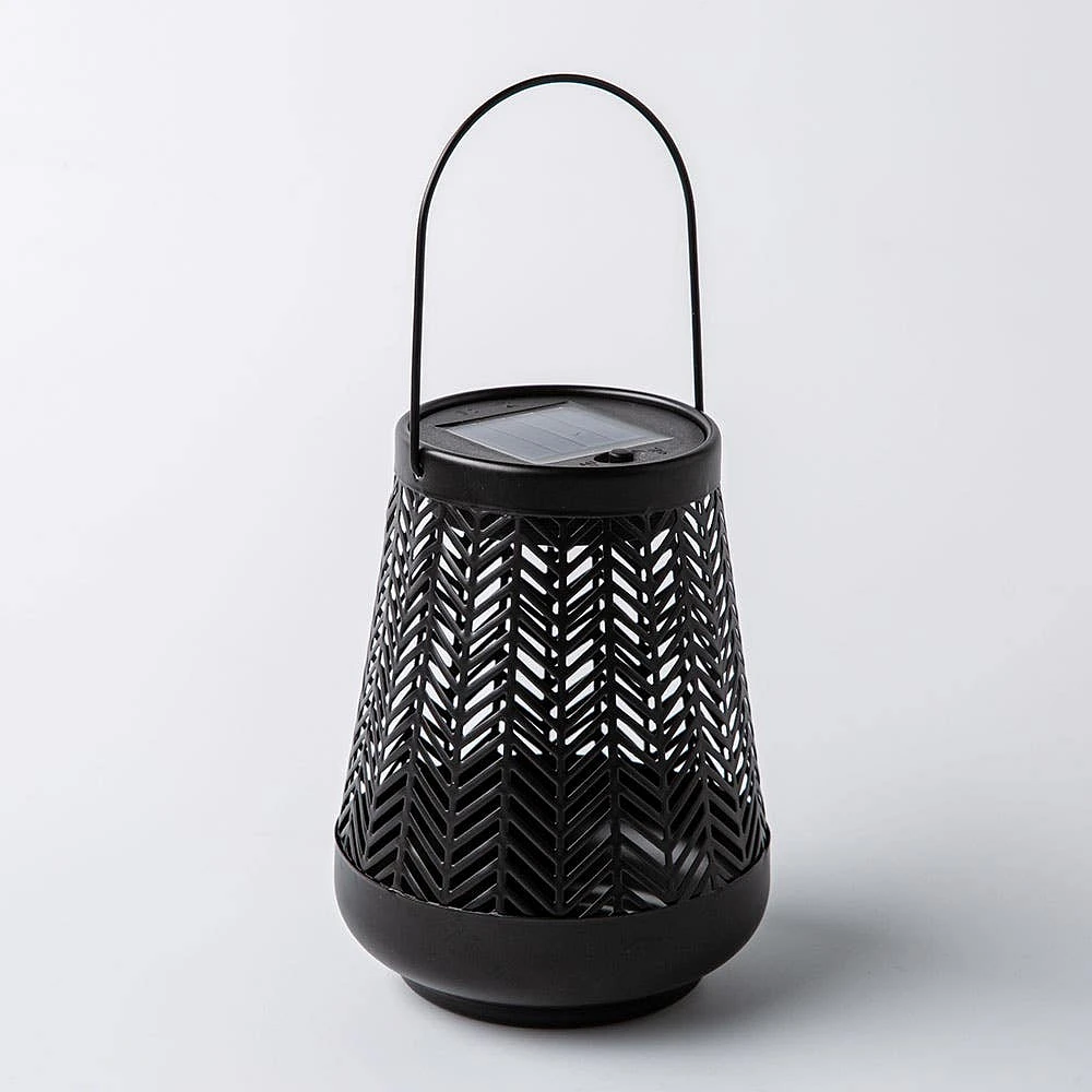 KSP Solara Metal Lantern 12.5 x 12.5 x 16cm  (Black)