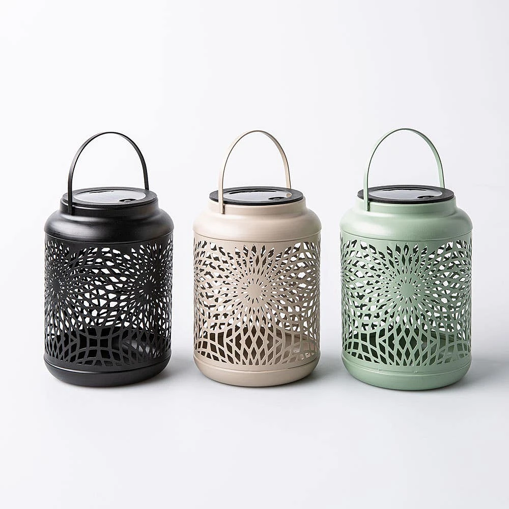 KSP Daisy Metal Lantern 12 x 12 x 16.5cm