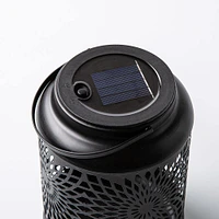 KSP Daisy Metal Lantern 12 x 12 x 16.5cm (Black)