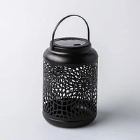 KSP Daisy Metal Lantern 12 x 12 x 16.5cm (Black)
