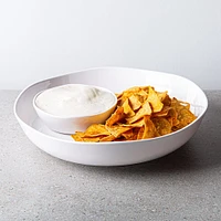 KSP Spin Melamine Turntable Tray - Set of 7 15" Dia. (White)