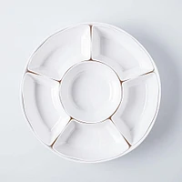 KSP Spin Melamine Turntable Tray - Set of 7 15" Dia. (White)