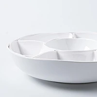 KSP Spin Melamine Turntable Tray - Set of 7 15" Dia. (White)