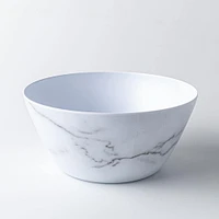 KSP Enzo Melamine Serving Bowl 10" Dia. (Marble White)