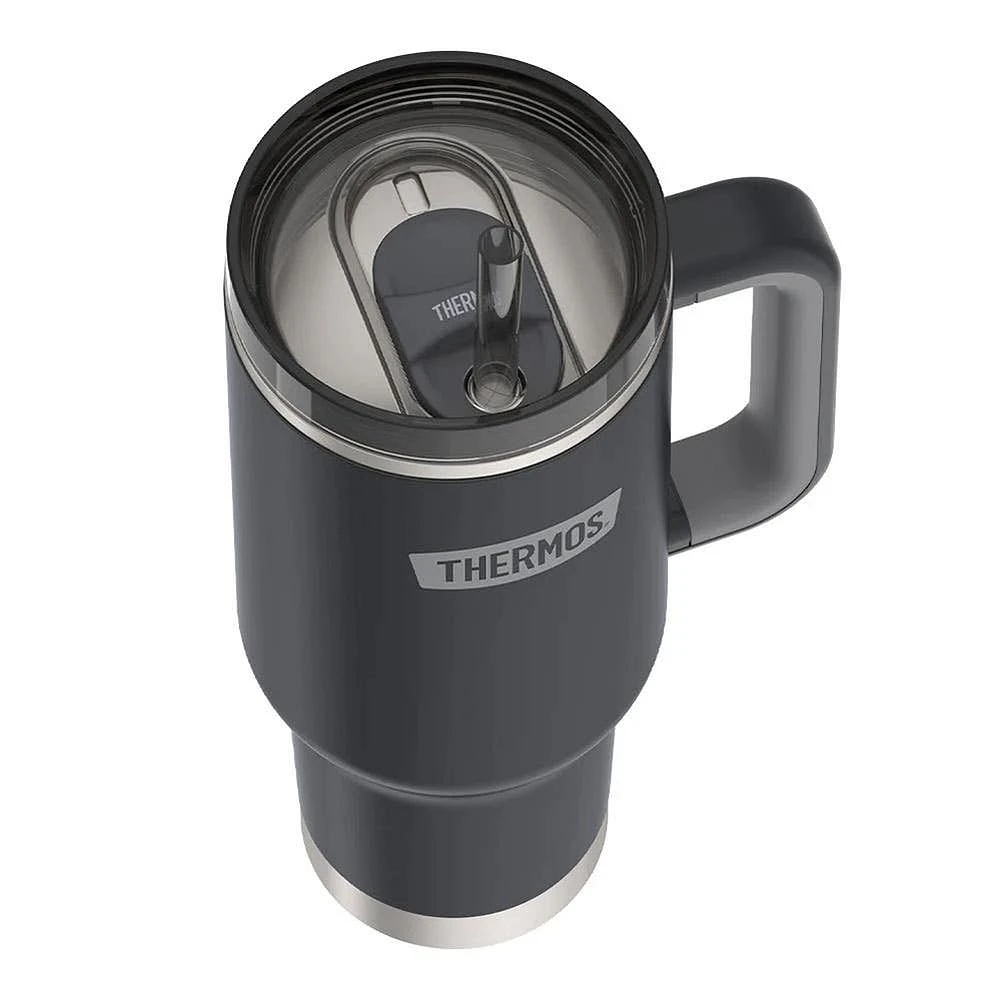 Thermos Icon Series Travel Mug with Straw 40oz. (Granite)