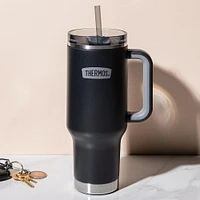 Thermos Icon Series Travel Mug with Straw 40oz. (Granite)