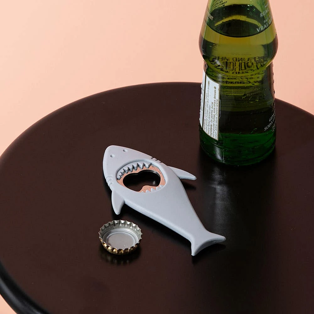 KSP Silicone Bottle Opener Shark (Grey)