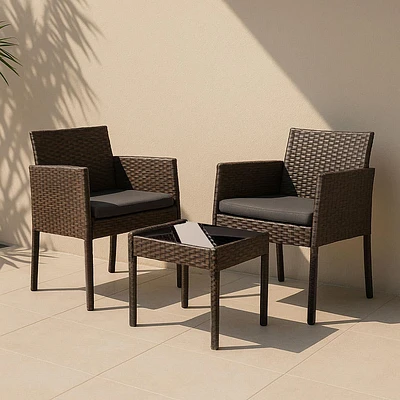 KSP Veranda Patio Table and Chairs - Set of 3