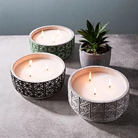 KSP Gardenia Citronella Candle Large 16cm dia. x 8cm