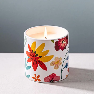 KSP Decal 'Floral' Citronella Candle