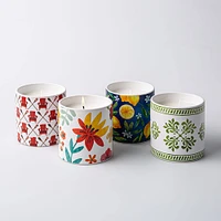KSP Decal 'Floral' Citronella Candle