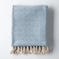KSP Diamante Recycled Cotton Throw 50 x 60