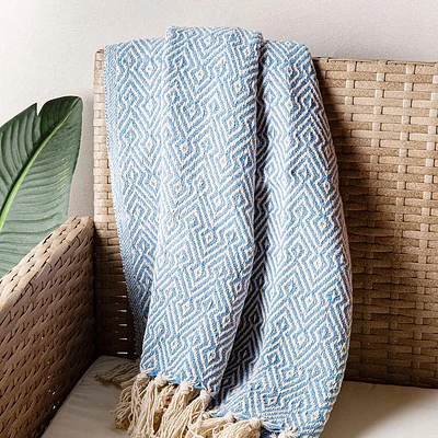 KSP Diamante Recycled Cotton Throw 50 x 60