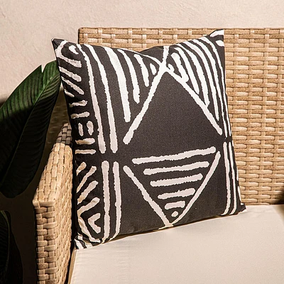 KSP Comfort 'Masa' Cushion (Black/White) 40 x 40cm