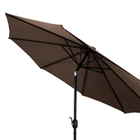 KSP Soleil Patio Umbrella with Tilt 8.9' (Taupe)