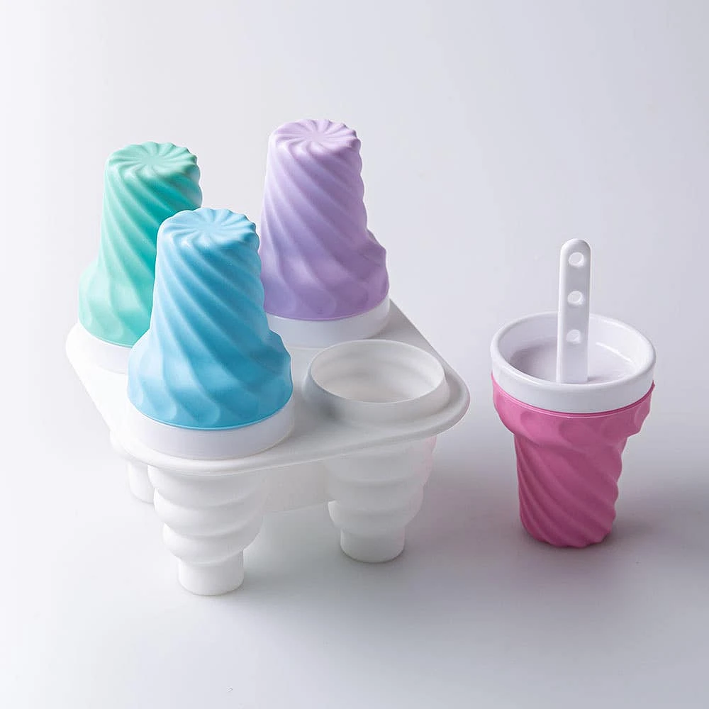 Joie Swirl Cone Freeze Pops 4pc.