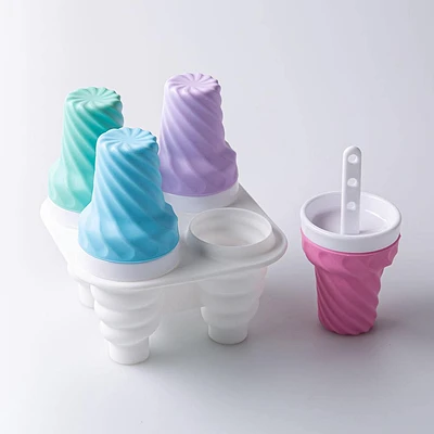 Joie Swirl Cone Freeze Pops 4pc.