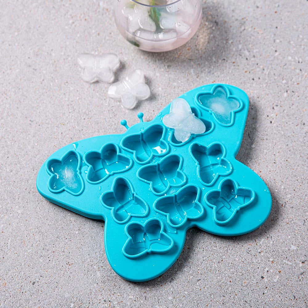 Joie Butterfly Ice Cube Tray 11-Capacity (Teal)
