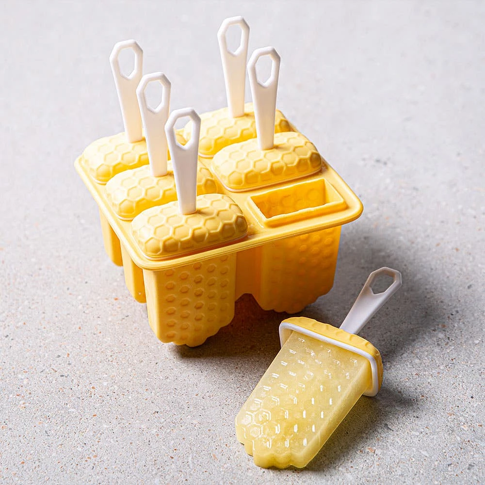Joie Bee Surprised Freeze Pop 6pc. (Yellow)
