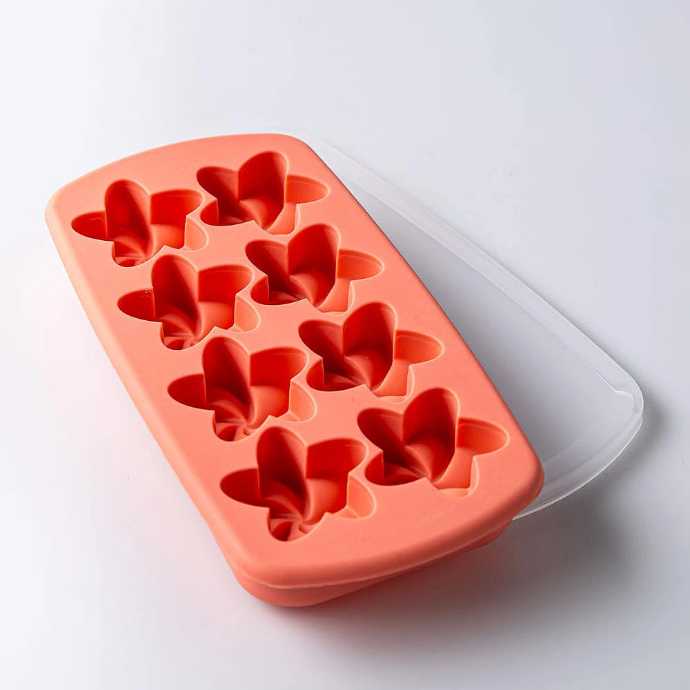 Joie Shapes 'Plumeria' Ice Cube Tray 8-capacity (Pink)