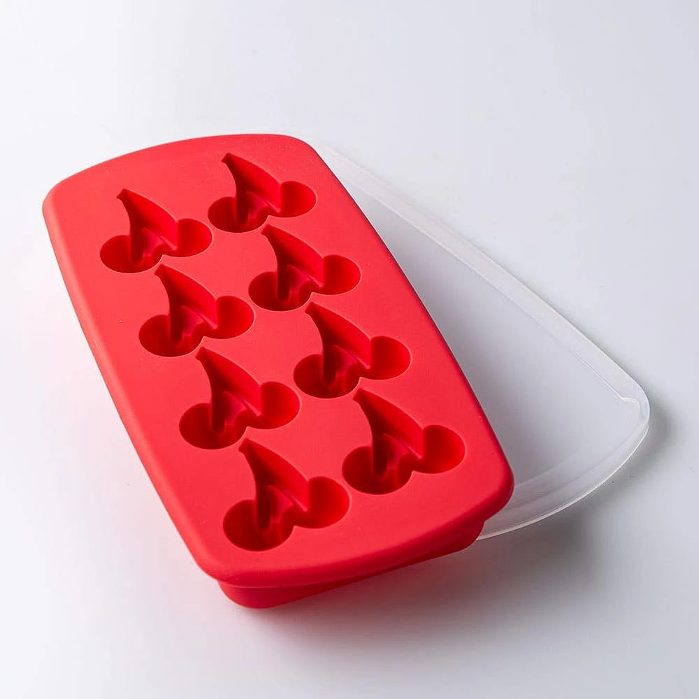 Joie Shapes 'Cherry' Ice Cube Tray 8-capacity (Red)