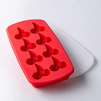 Joie Shapes 'Cherry' Ice Cube Tray 8-capacity (Red)