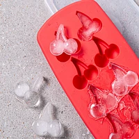 Joie Shapes 'Cherry' Ice Cube Tray 8-capacity (Red)