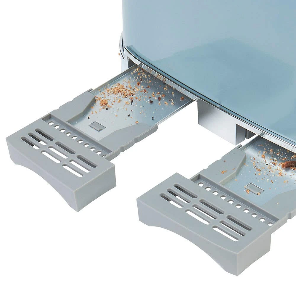 Haden Brighton Wide Slot Toaster (Sky Blue)