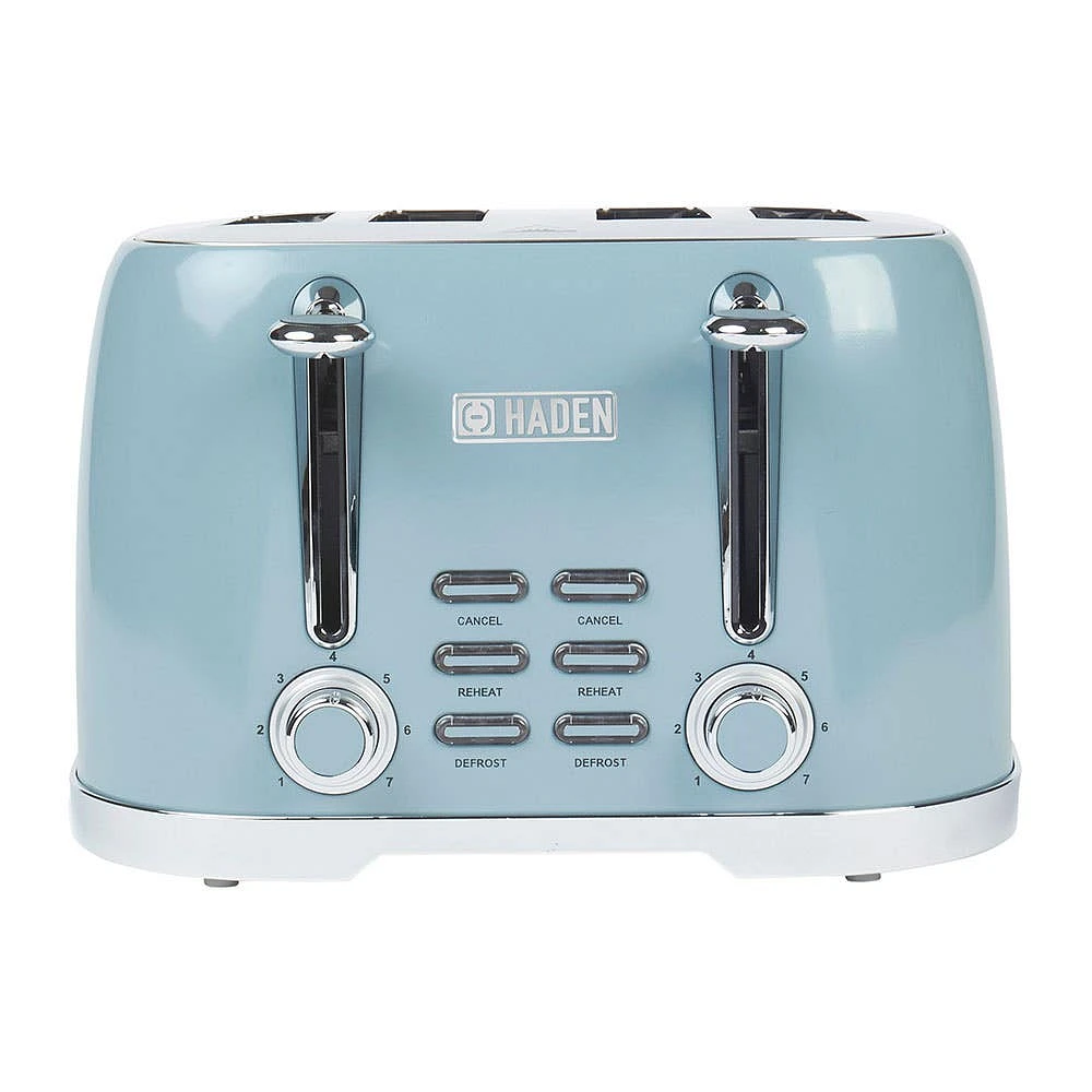 Haden Brighton Wide Slot Toaster (Sky Blue)