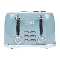 Haden Brighton Wide Slot Toaster (Sky Blue)