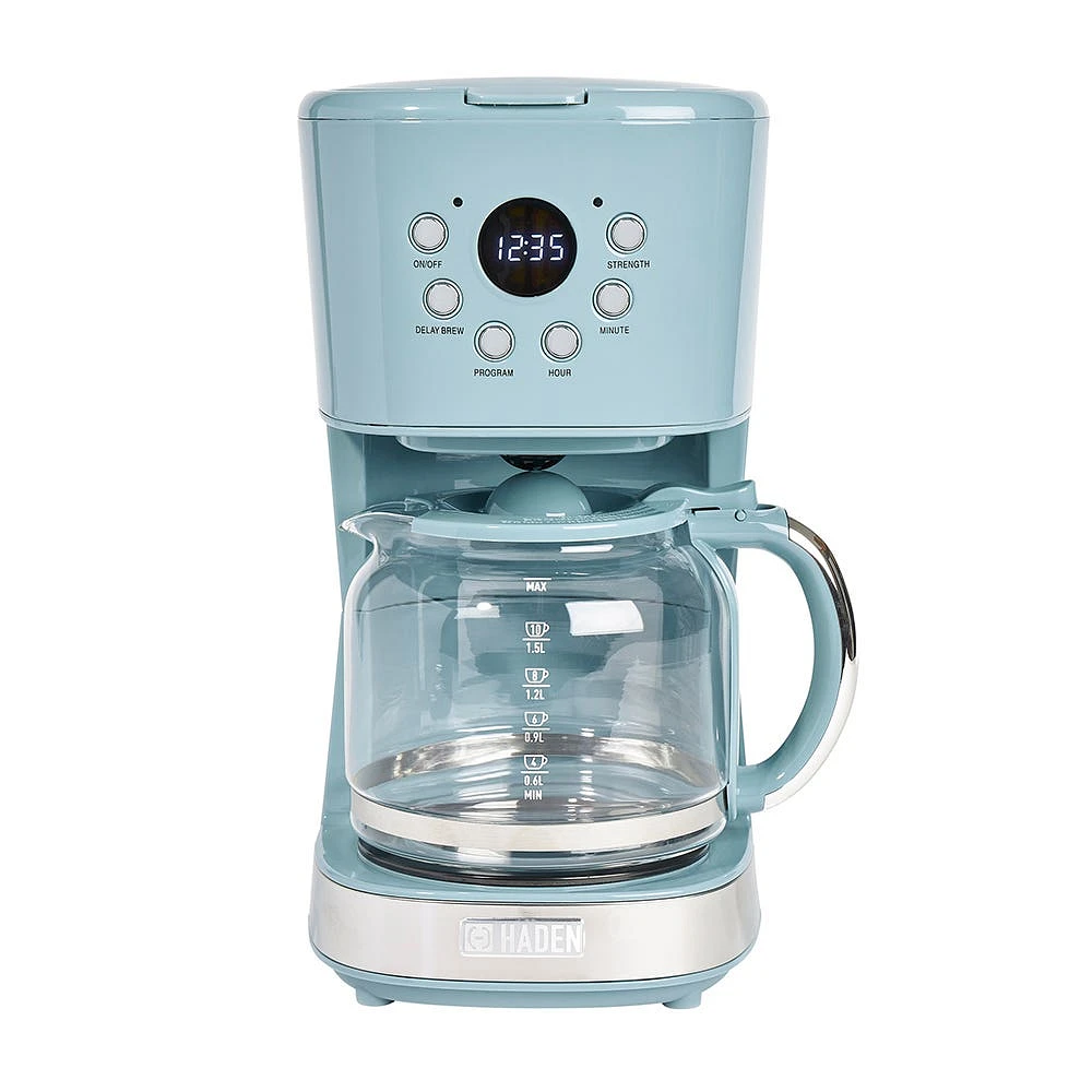 Haden Brighton Programmable Coffee Maker (Sky Blue)