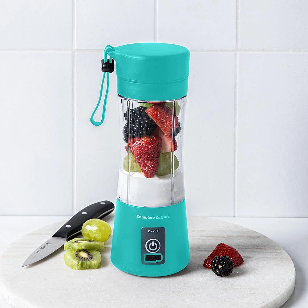 Complete Cuisine Portable Rechargeable Mini Blender (Mint)